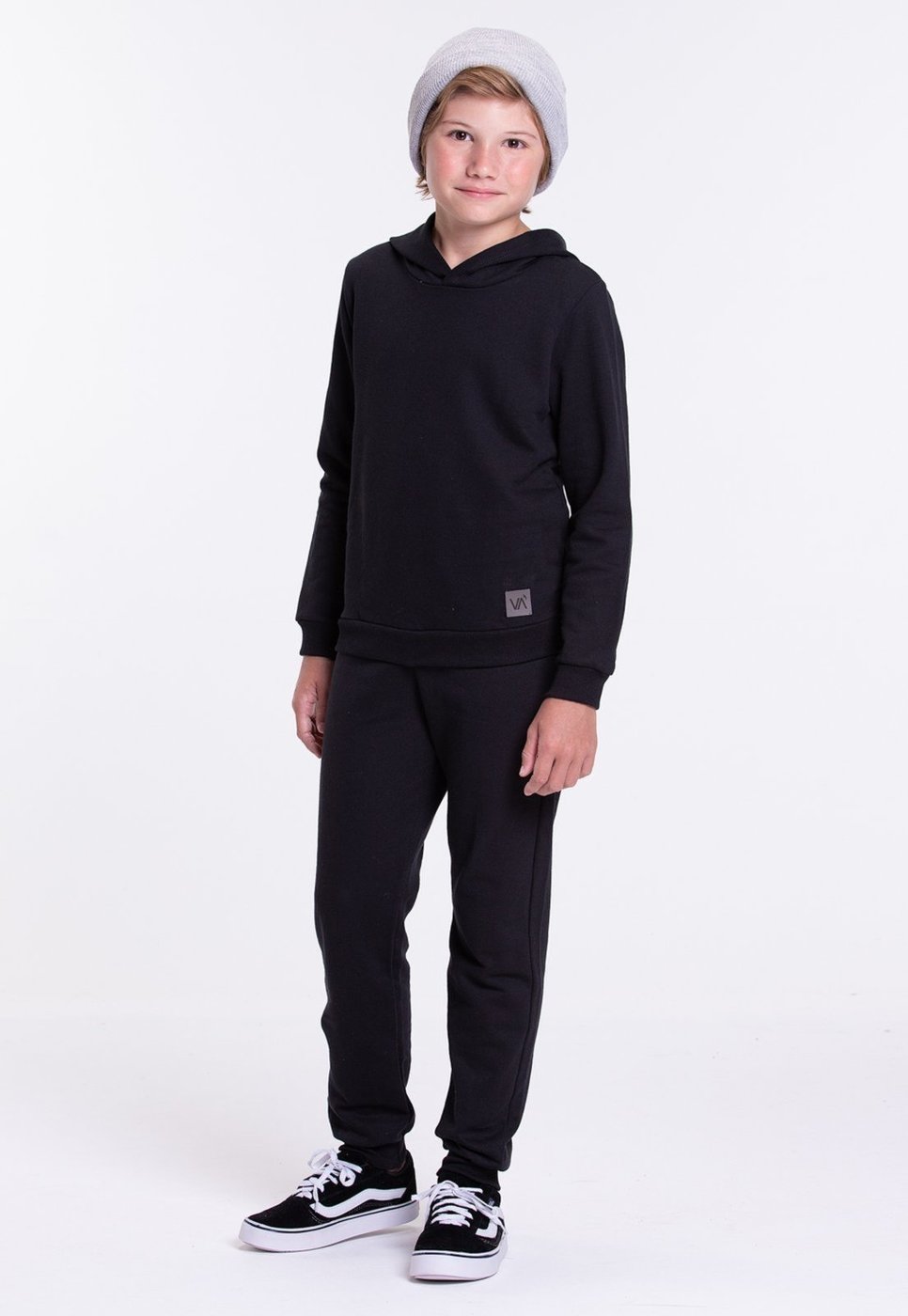 Imagem principal Infantil - Conjunto Moletom com Capuz Menino VIDA COSTEIRA preto VIDA COSTEIRA preto