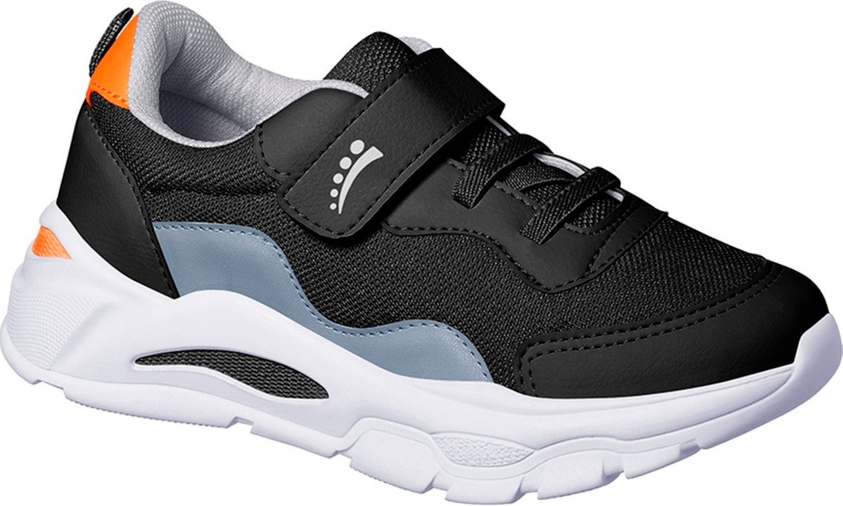 Imagem principal Infantil - Tênis Ortopasso Wave Menino Masculino Escolar Sola Colorida preto Ortopasso preto