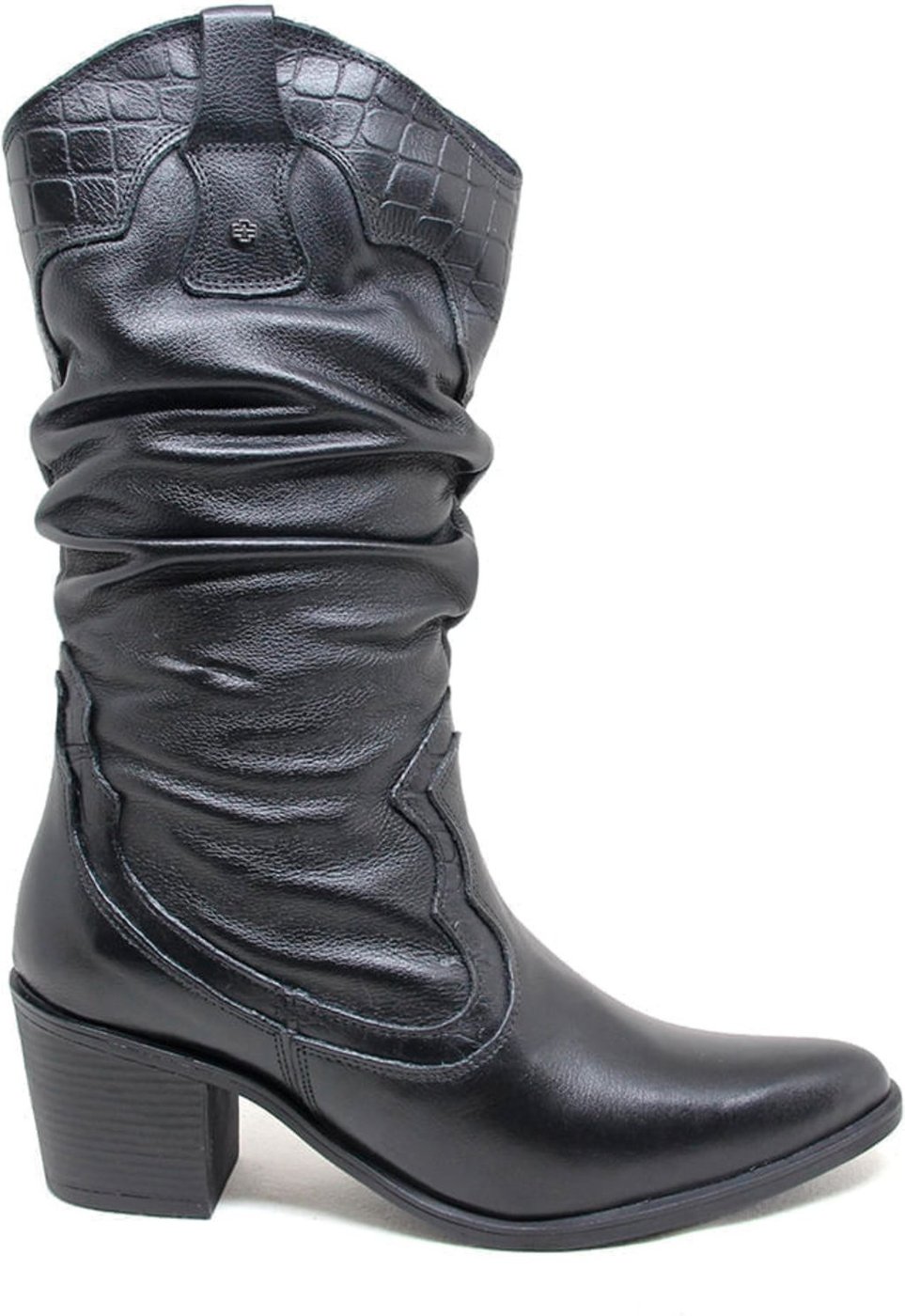 Imagem principal Bota New Western Couro NWE003 Perlatto preto Perlatto preto
