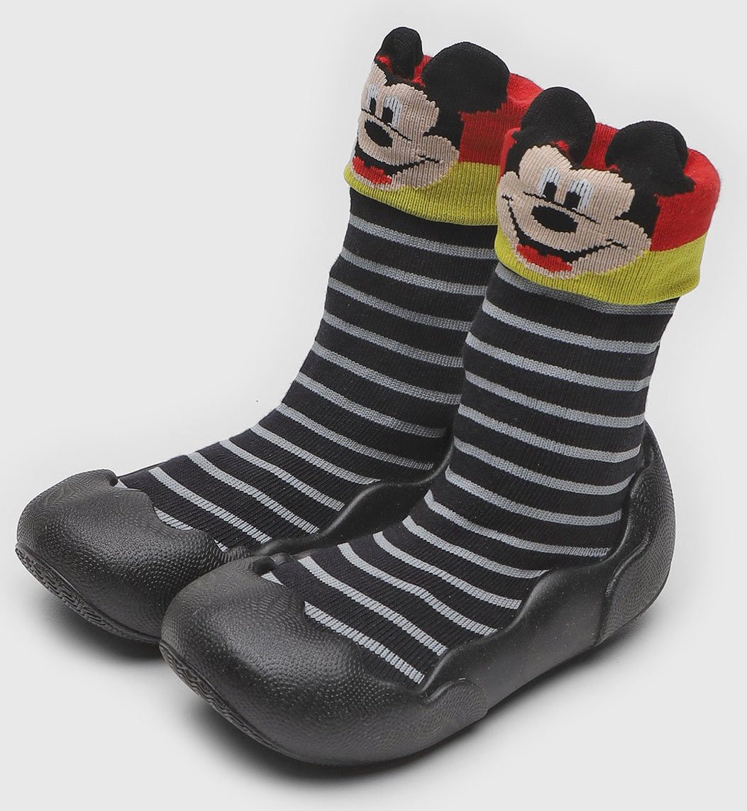 Imagem principal Infantil - Sapatilha Grendene Meia Disney Mickey Preta GRENDENE KIDS preto GRENDENE KIDS preto