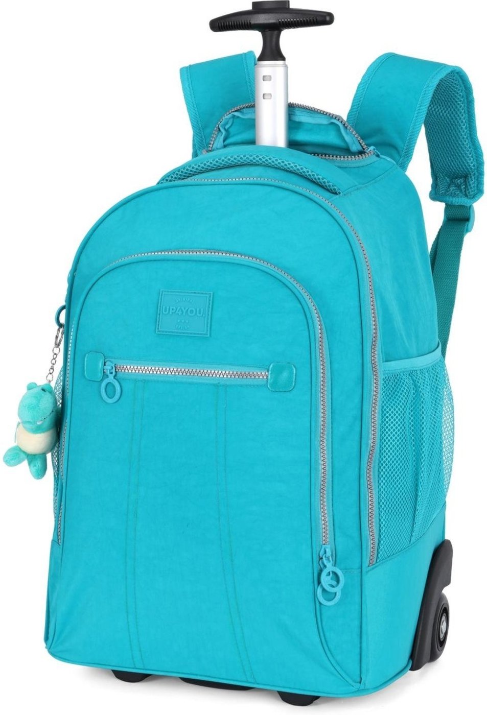 Imagem principal Infantil - Mochila Rodinhas Grande Juvenil Costas Crinkle Dino Up4you verde Up4you verde