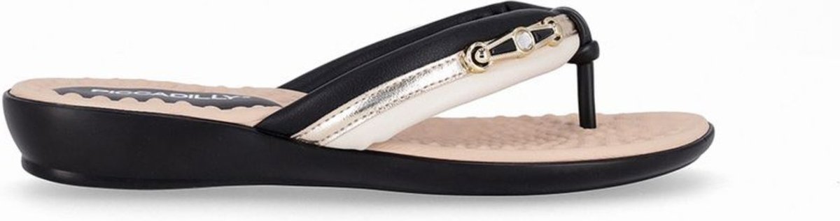 Imagem principal Chinelo Camila Preto com Off White Piccadilly preto white Piccadilly preto white