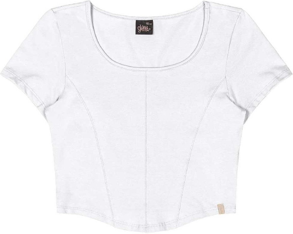 Imagem principal Infantil - Blusa Juvenil em Cotton Gloss preto Gloss preto