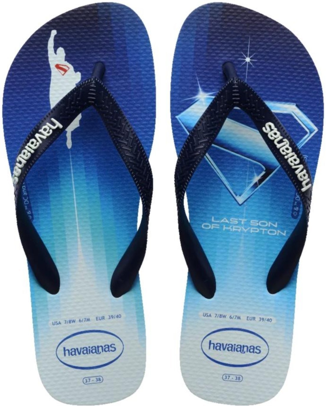 Imagem principal Chinelo Masculino Havaianas Herois Dc Branco/Azul Incolor incolor azul Havaianas incolor azul
