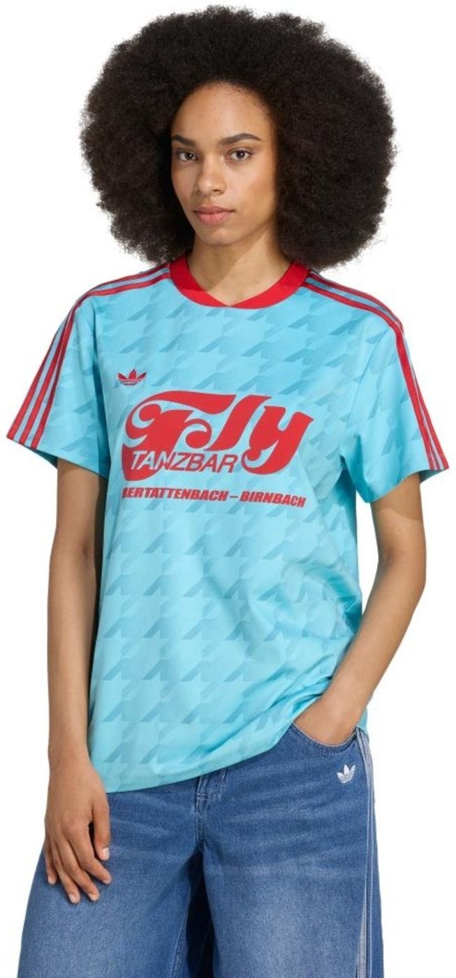 Imagem principal Camiseta com estampa gráfica de futebol por toda a parte adidas Originals azul Adidas azul