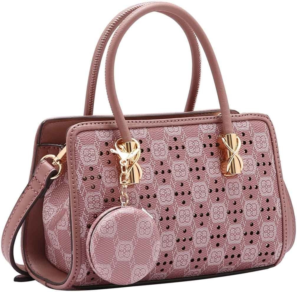 Bolsa Feminina Chenson Original New Cristal Mão Rose 3485031