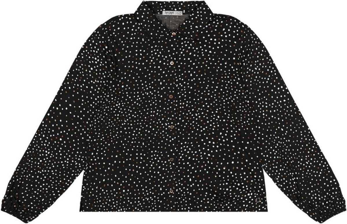 Imagem principal Camisa Plus Size Manga Longa Secret Glam preto Secret Glam preto