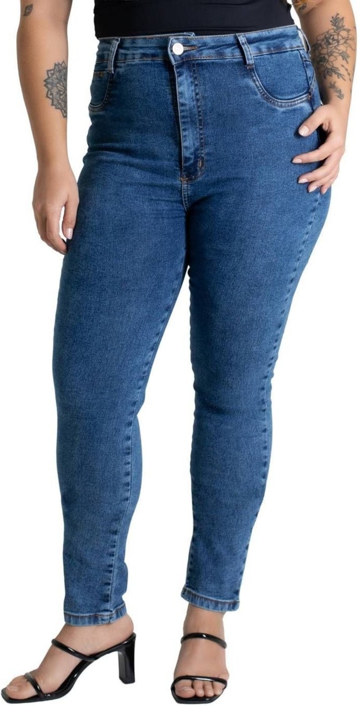 Calça Jeans Sawary Push Up Plus Size - 279960