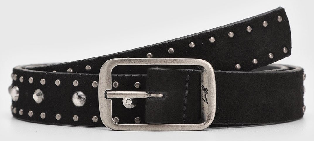 Cinto Feminino Luiza Barcelos Camurça com Tachas