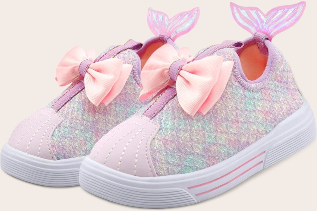Infantil - Tênis Menina Sereia Calce Fácil Laço