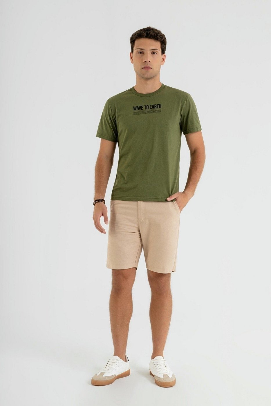 Imagem principal Camiseta Masculina de Manga Curta em Meia Malha The Philippines verde The Philippines verde