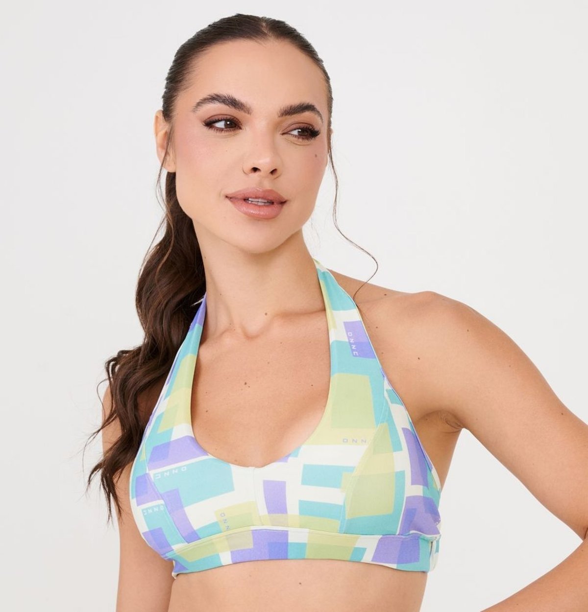 Imagem principal Top Frente Única Estampa Relax Poliamida Soft Donna Carioca estampado Donna Carioca estampado