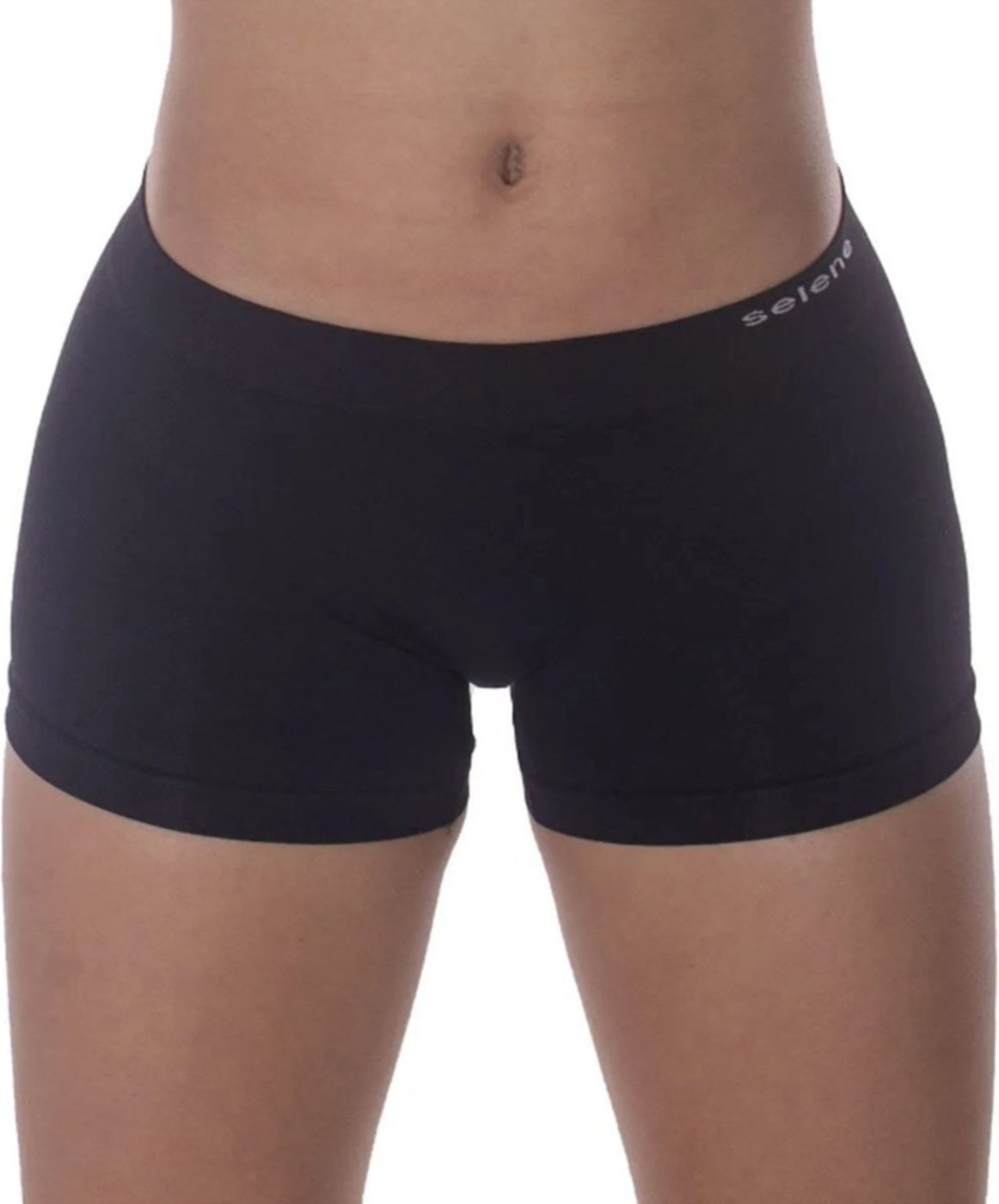 Imagem principal Calcinha Boxer Selene Sem Costura Feminina preto SELENE preto