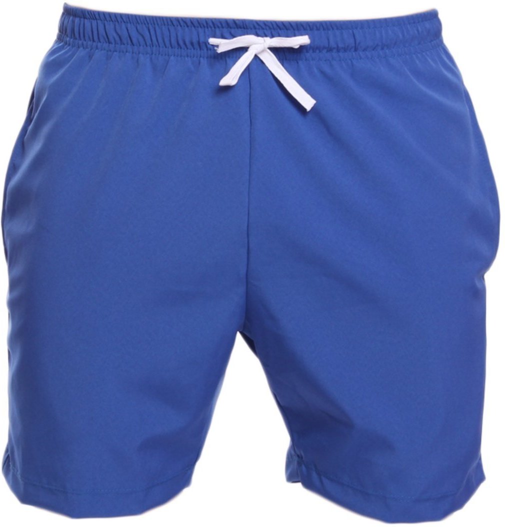 Short Tactel Masculino Adulto Estilo Mauricinho Praia Piscina Azul Royal