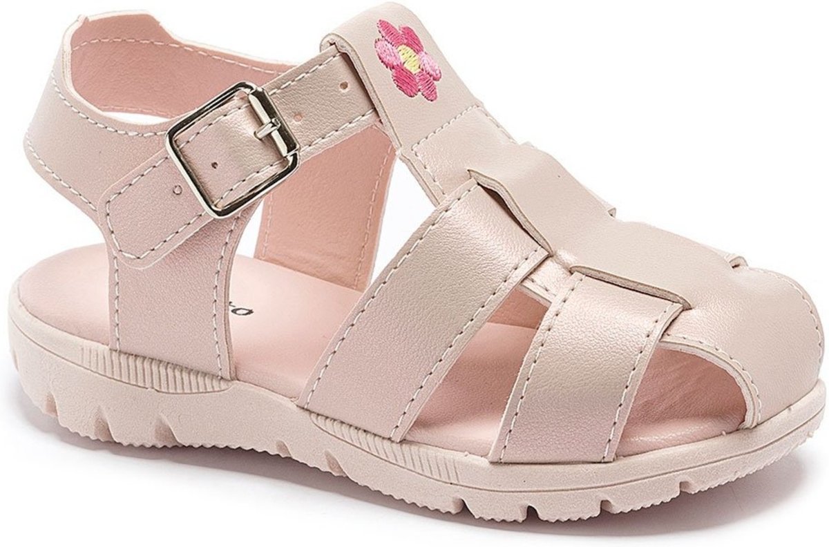 Imagem principal Infantil - Sandália Papete Meninas Flor Fivela Fechada Pequito rosa Pequito rosa