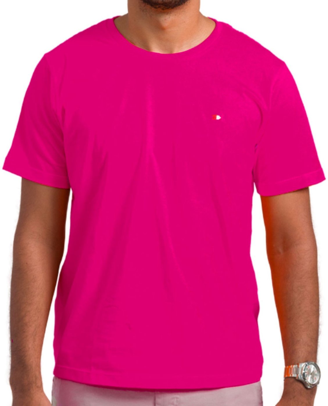 Camiseta Algodão Sandrini Masculina Básica