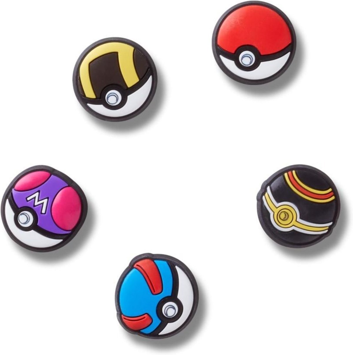 Infantil - Jibbitz™ Pokebola Pack com 5 Peças