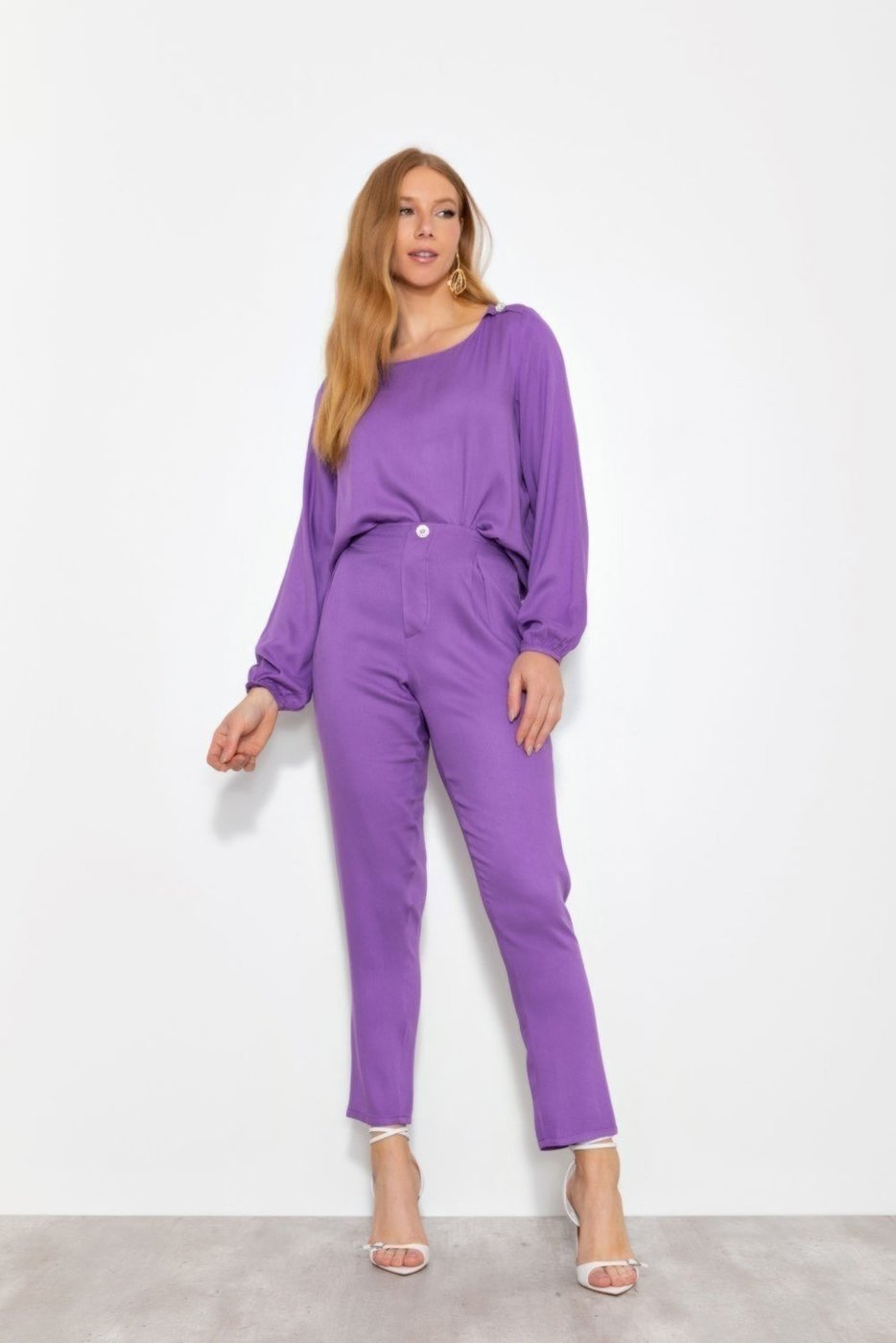 Calça Vanibele Viscose Violeta