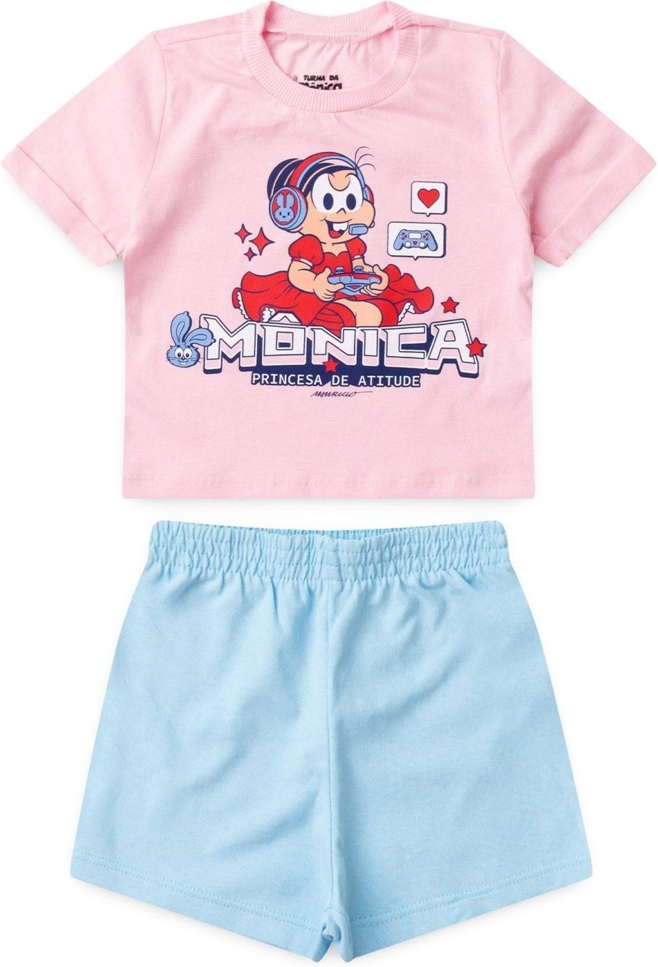 Infantil - Conjunto Turma da Mônica Princesa De Atitude