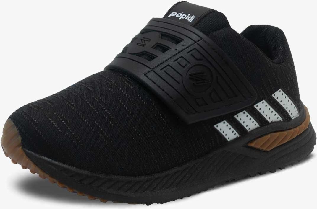 Imagem principal Infantil - Tenis Casual Masculino Pópidi Calce Facil Esportivo preto Pópidí preto