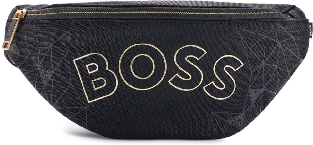 Imagem principal Pochete Em Nylon Reciclado Com Contorno Do Logotipo preto preto