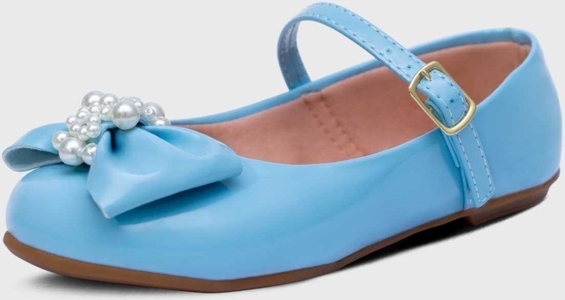 Imagem principal Infantil - Sapatilha Menina Pópidi Feminina Laço Pérola azul Pópidí azul