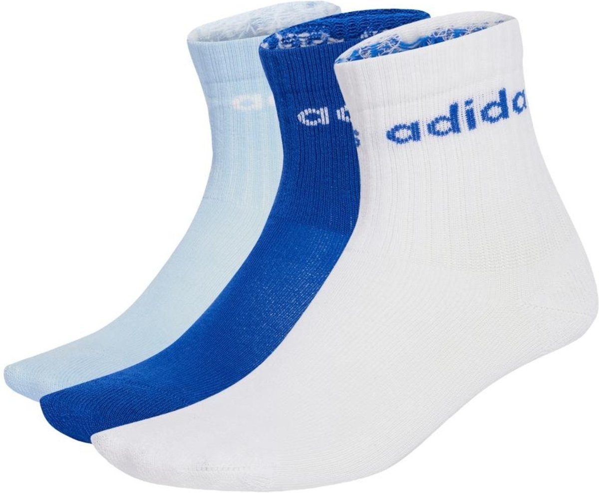 Meias Linear Crew 3 pares por pacote adidas Performance