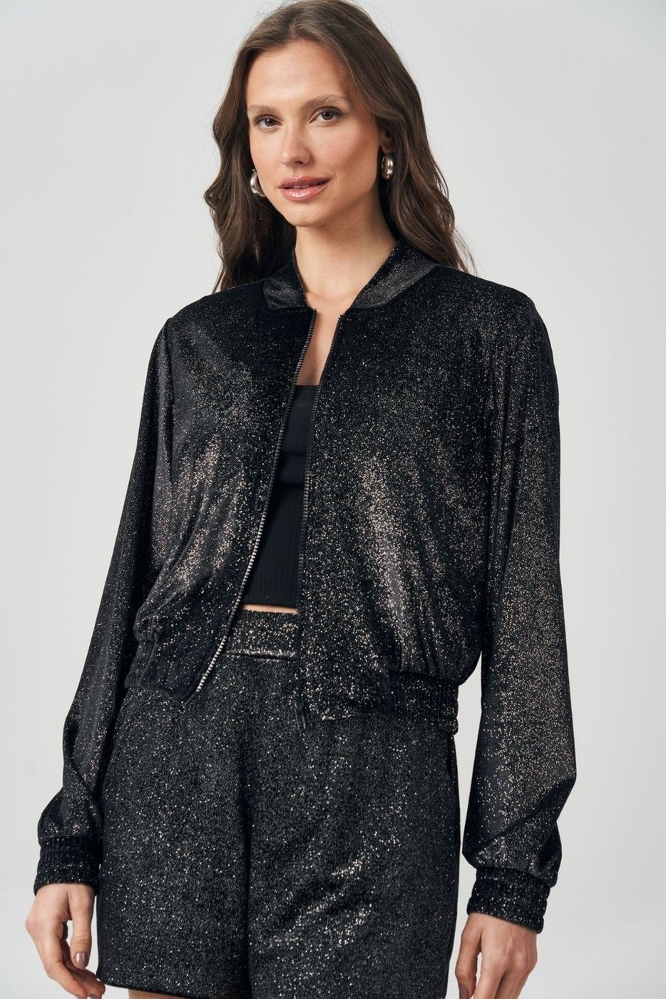 Jaqueta Shiny Feminina Acostamento