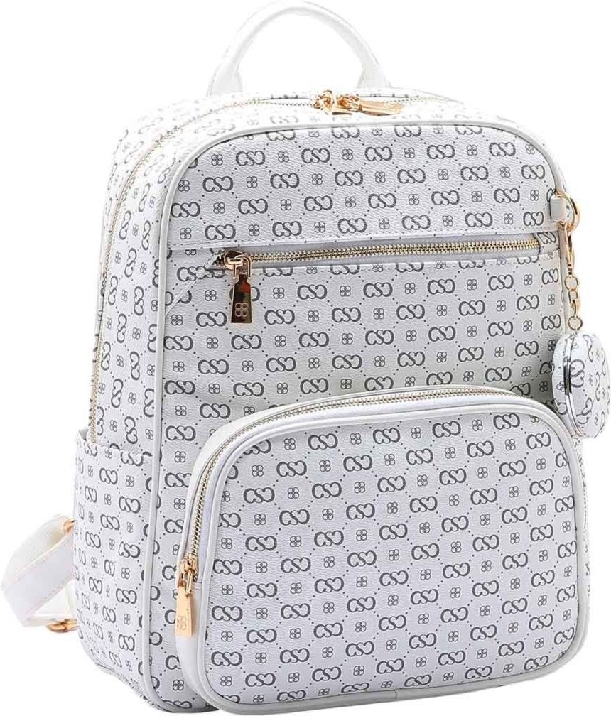Mochila Feminina Chenson Original Elegance Luxo Laptop Off-White 8485078