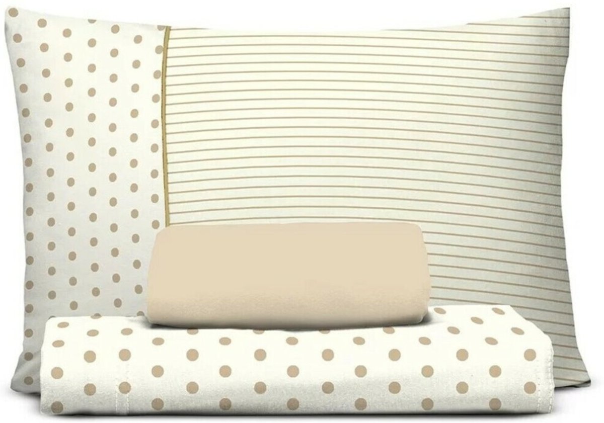 Imagem principal Jogo Cama Malha Algodao Egipcio Soft Poa SOFT LENÇÓIS DE MALHA bege SOFT LENÇÓIS DE MALHA bege