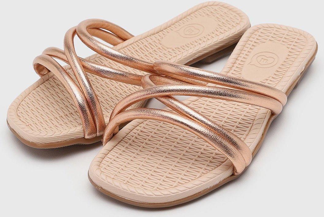 Imagem principal Infantil - Sandália Molekinha Tiras Metalizadas Rosê pink MOLEKINHA pink