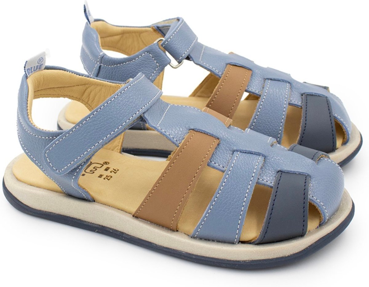 Imagem principal Infantil - Sandalia Menino Blue Rick Couro Denim Blue Infantis azul blue Blue Infantis azul blue