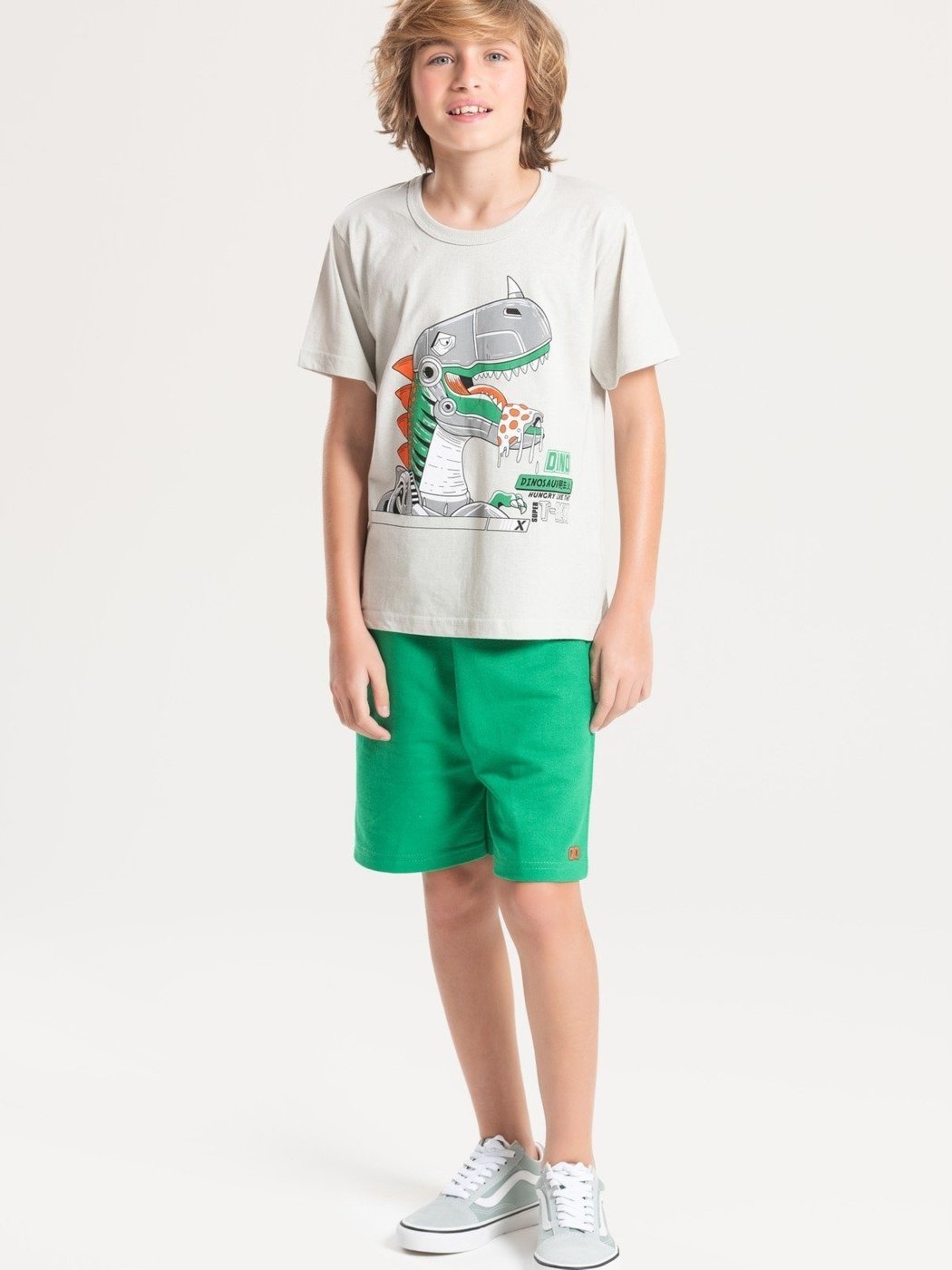 Imagem principal Infantil - Conjunto Platinum Super T-rex PLATINUM KIDS cinza PLATINUM KIDS cinza