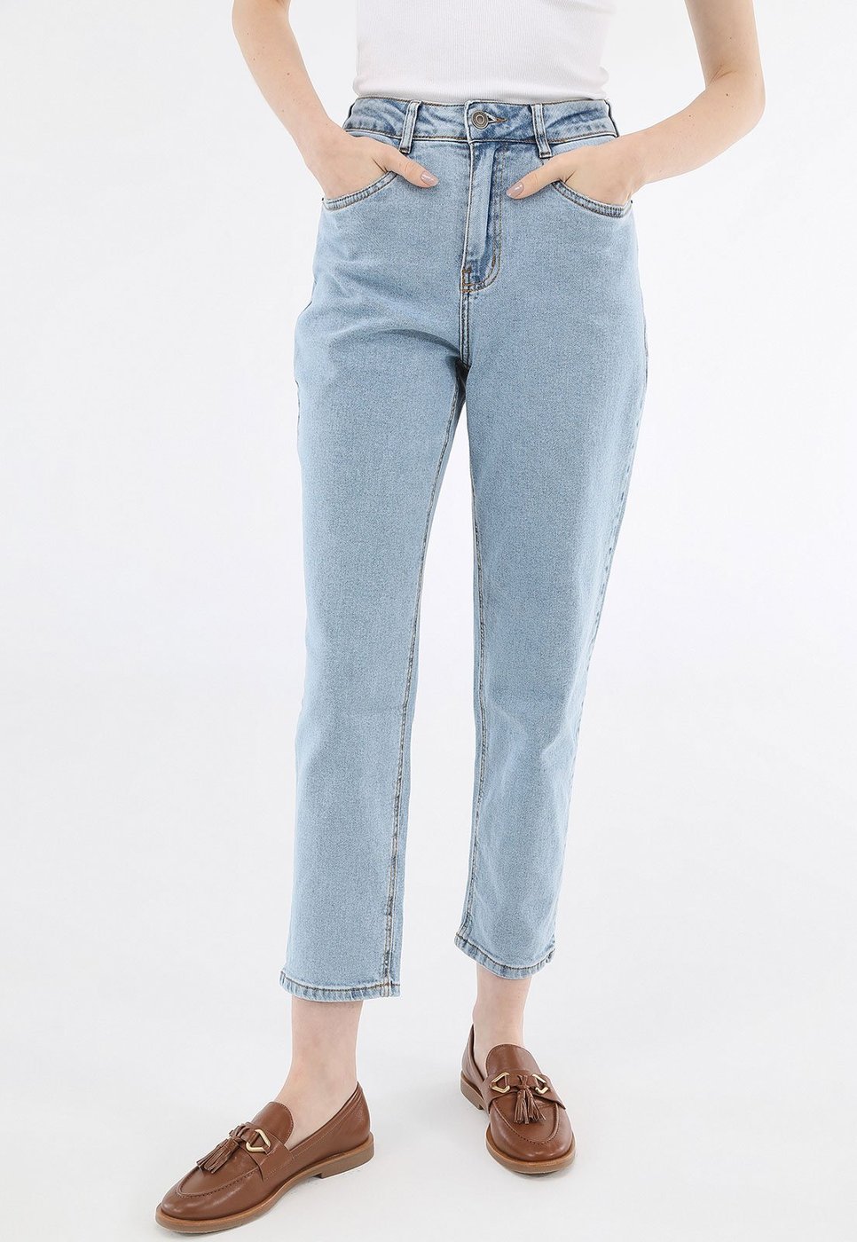 Calça Jeans Lez a Lez Mom Pocket