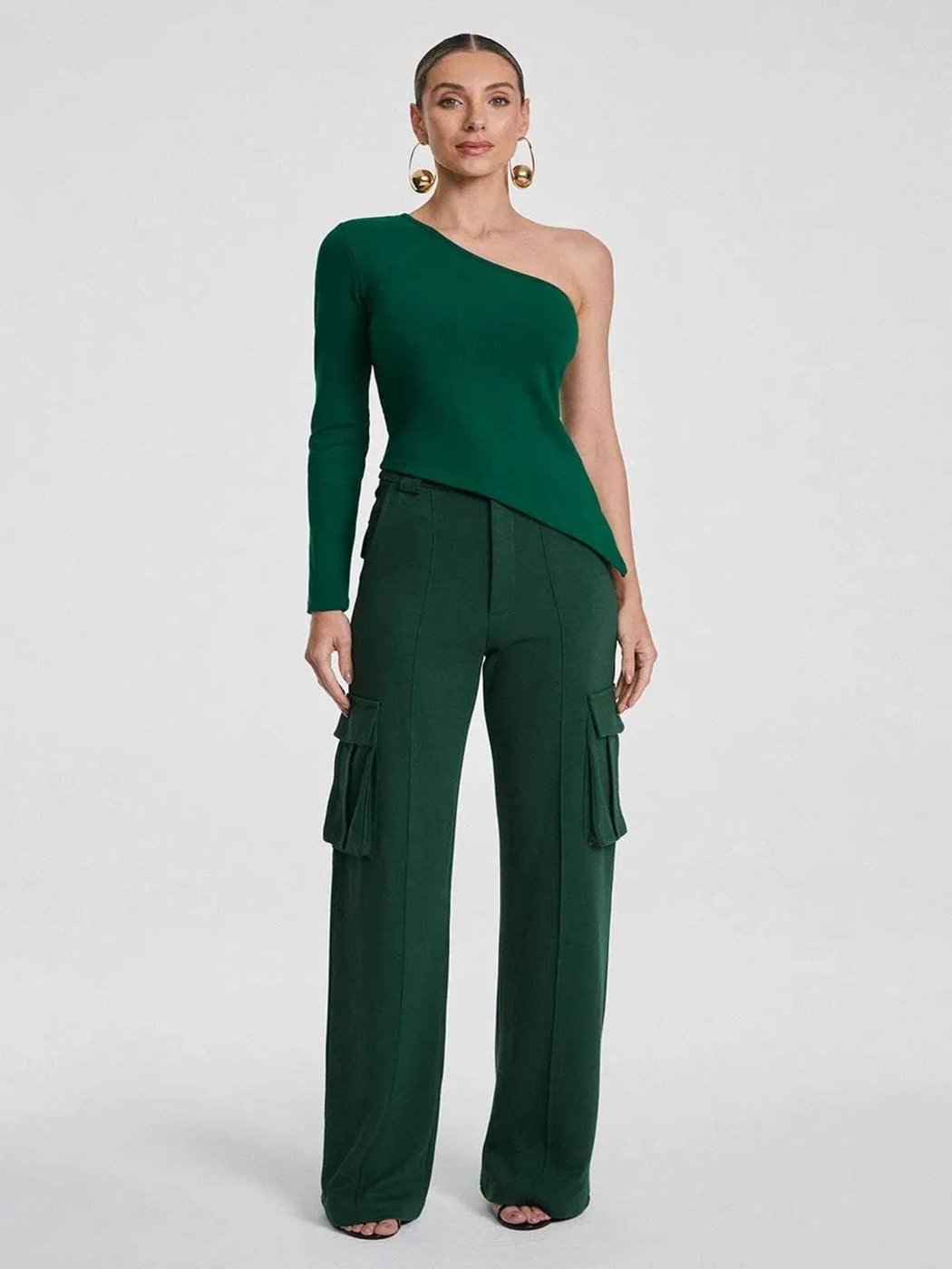 Imagem principal Blusa Um Ombro Só Zen Manga Longa Assimétrica verde ZEN verde