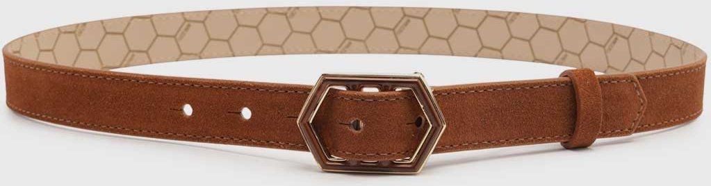 Cinto Largo Arezzo Rustic Suede