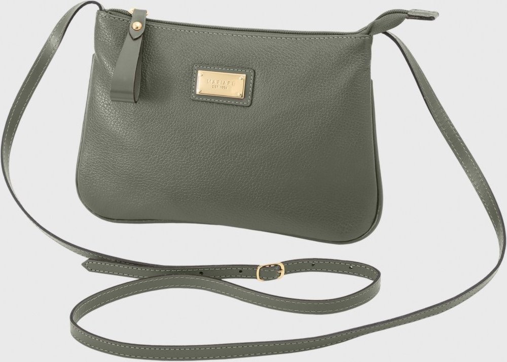 Imagem principal Bolsa Transversal de Couro Mariart 199MRT Army verde militar Mariart verde militar