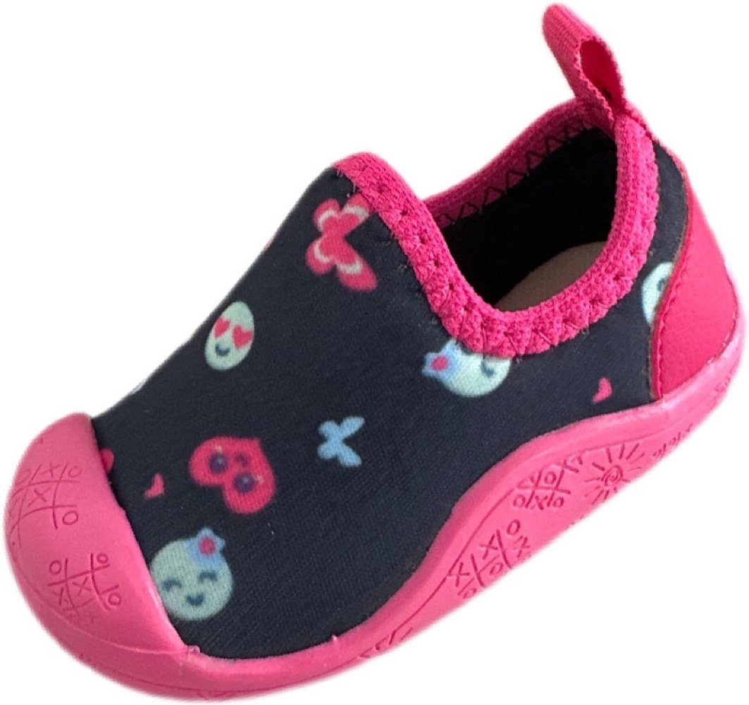 Imagem principal Infantil - Tenis meia calce facil Solzim menina Emoji SOLZIM CALÇADOS pink/preto SOLZIM CALÇADOS pink/preto