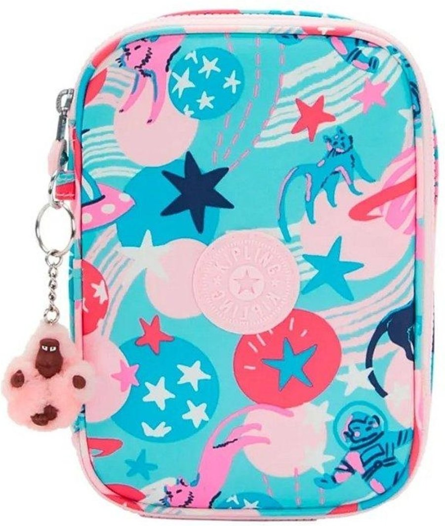 Imagem principal Infantil - Estojo Kipling 100 Pens Cat In Space azul Kipling azul