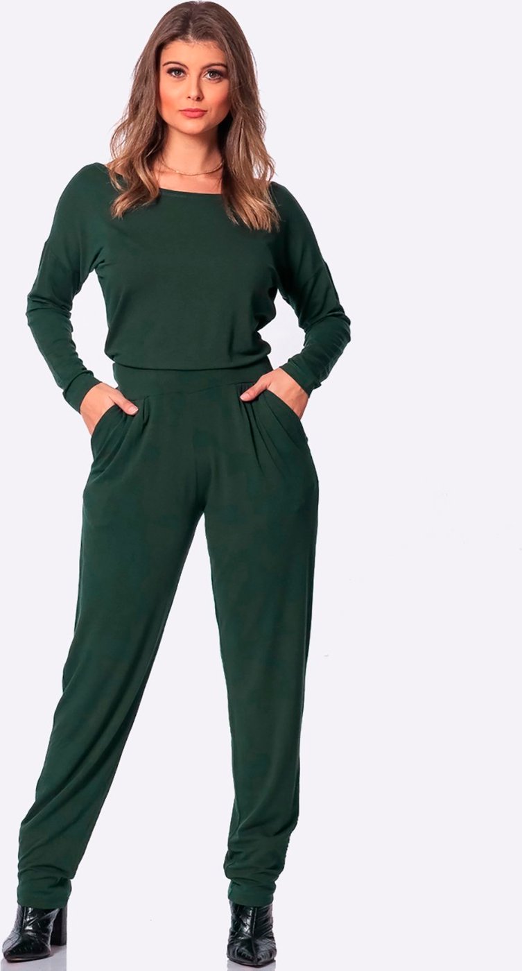 Macacão M/L Decote Canoa B'Bonnie Maitê Musgo