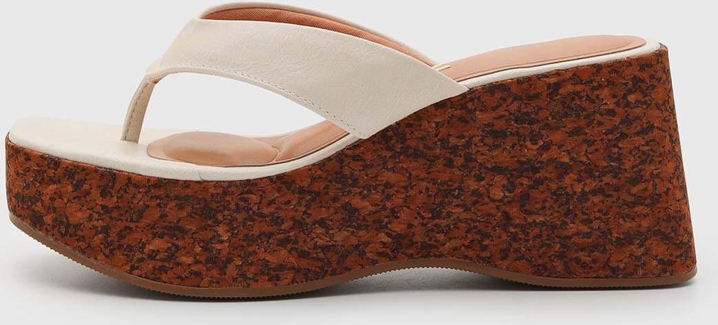 Imagem principal Sandália Feminina Vizzano Plataforma Salto Anabela Off-White off-white white VIZZANO off-white white