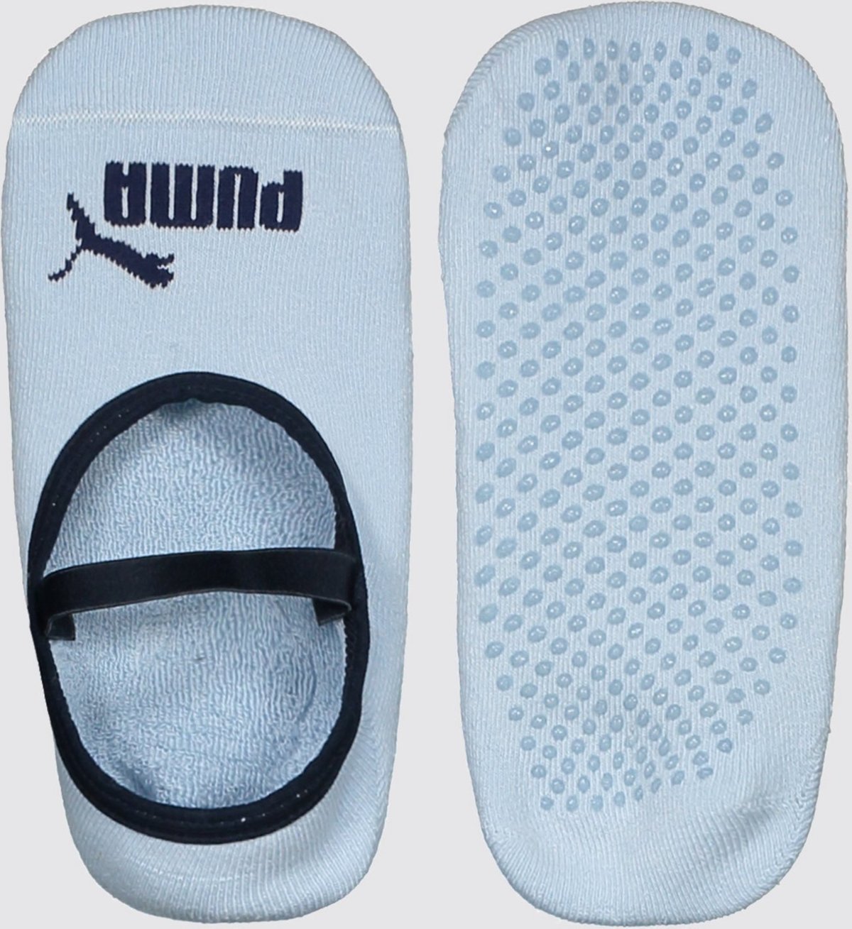 Meia Puma Pilates Feminina Claro e Marinho