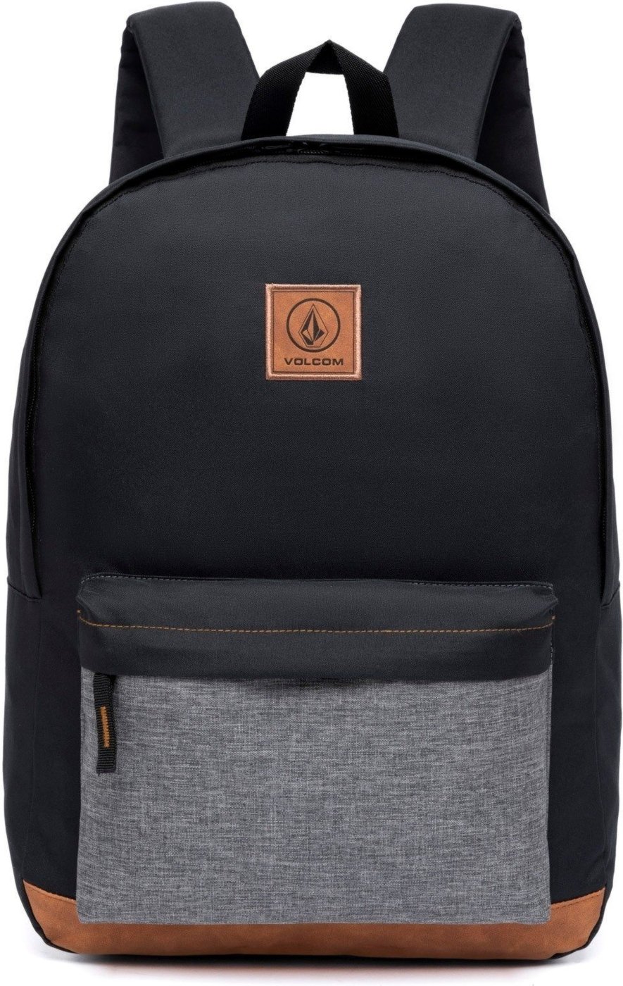 Imagem principal Mochila Faculdade Volcom Bolsa Escolar Resistente preto Volcom preto