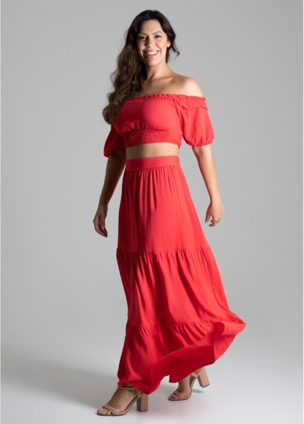 Sawary Fashion Saia Longa Relax