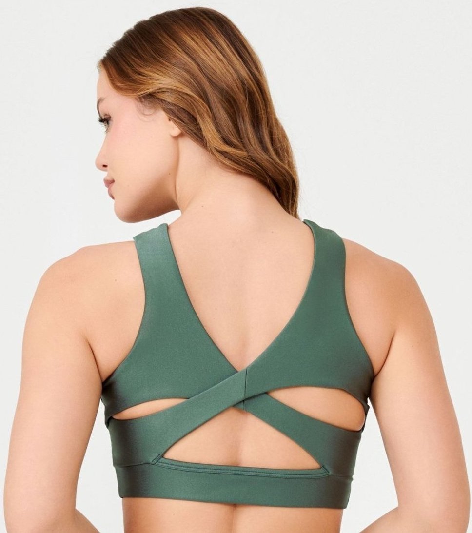 Imagem principal Top Magic Green Night Platinado e Microcanelado Com Bojo Donna Carioca verde Donna Carioca verde