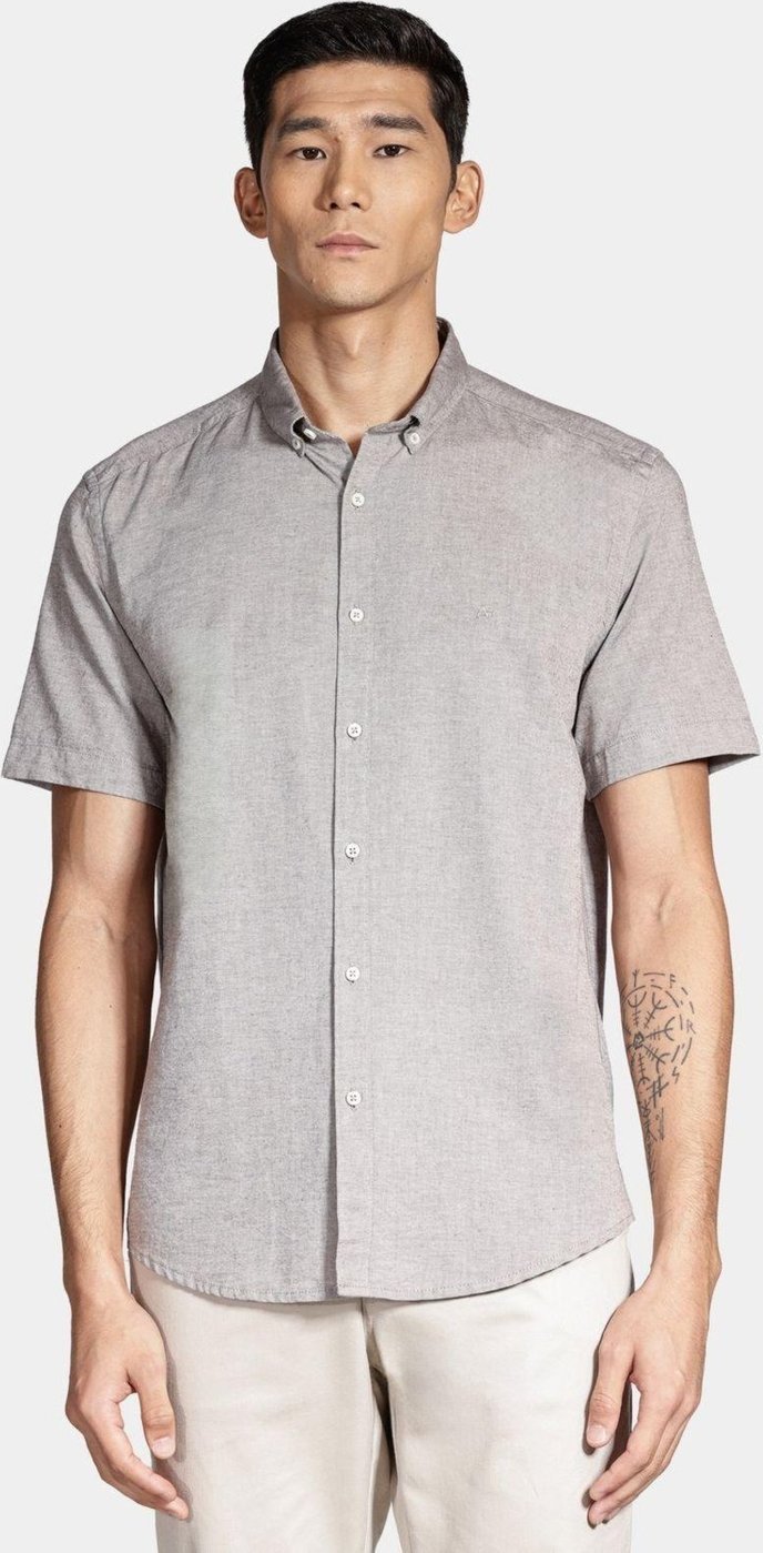 Imagem principal Camisa Aramis Manga Curta Slim Oxford café café