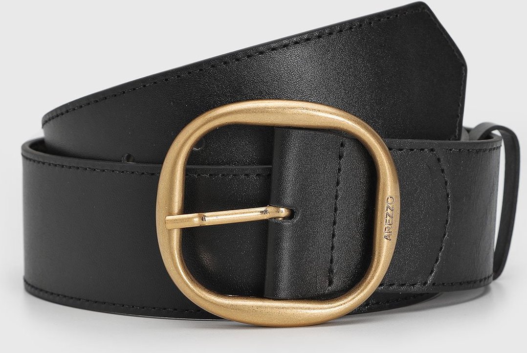 Cinto Feminino Arezzo Fivela Oval Pretao