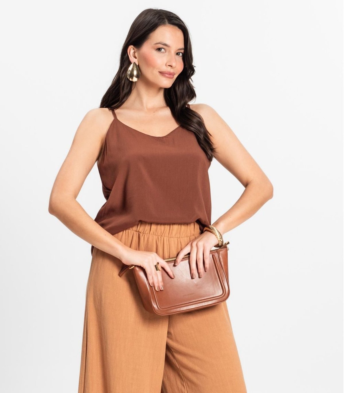 Imagem principal Regata Feminina Select Chocolate marrom Select marrom