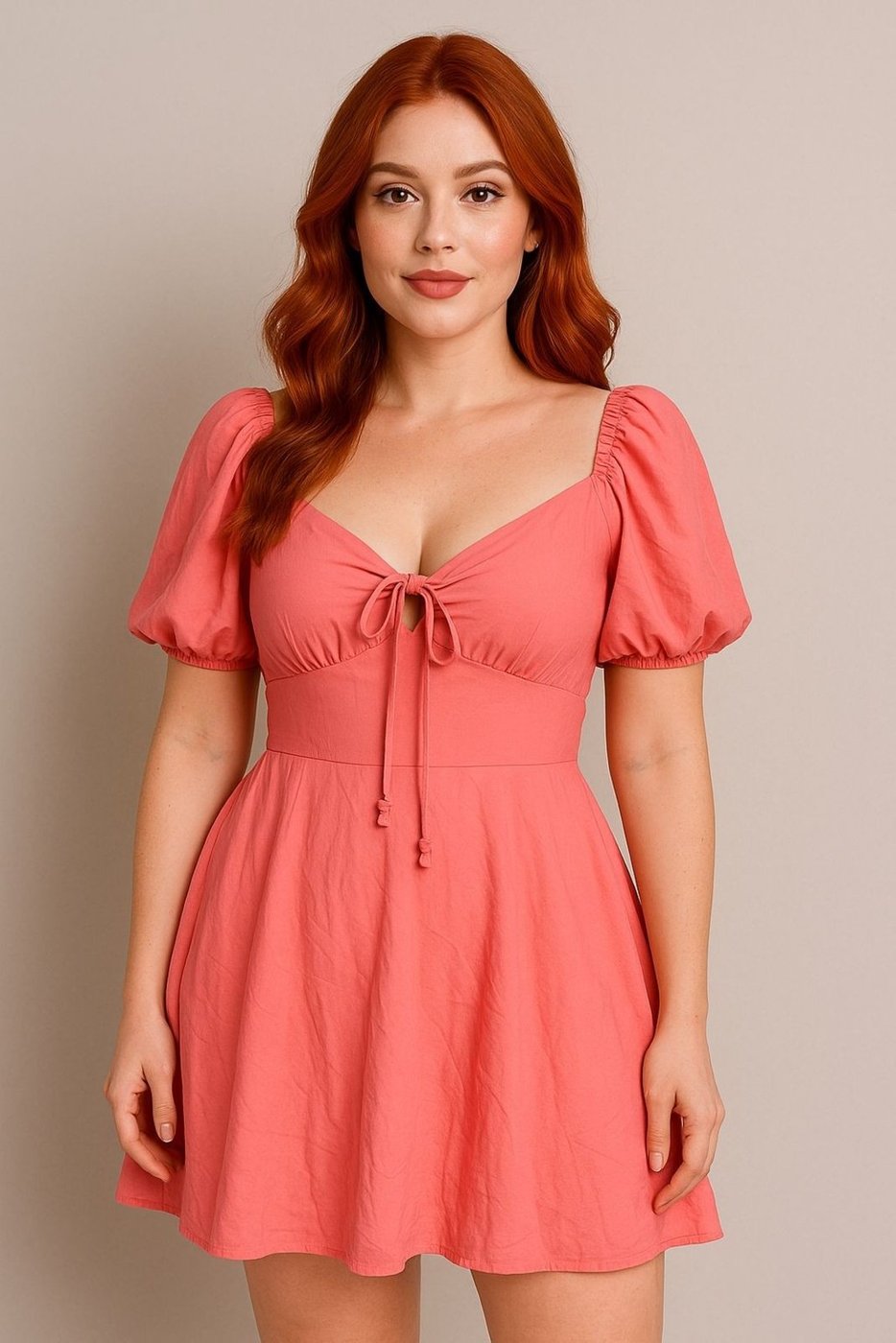 Macaquinho Romântico com Mangas Bufantes