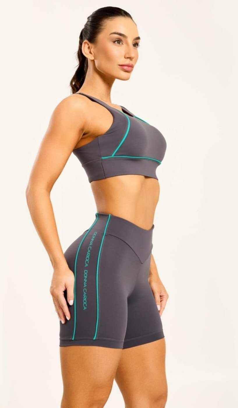 Short Perception Carbox Poliamida Com Estampa Emborrachada